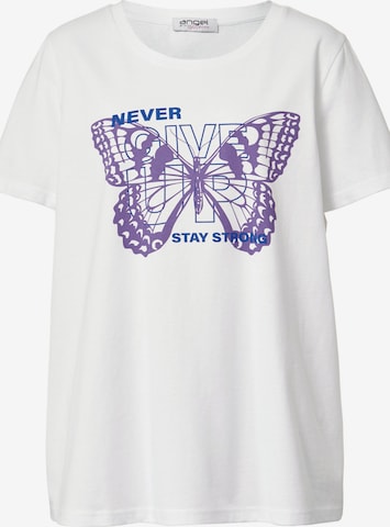 T-shirt Angel of Style en blanc : devant