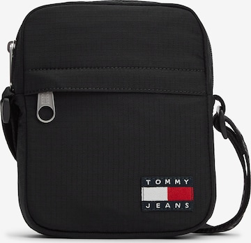 Tommy Jeans Õlakott 'ESS', värv must: eest vaates