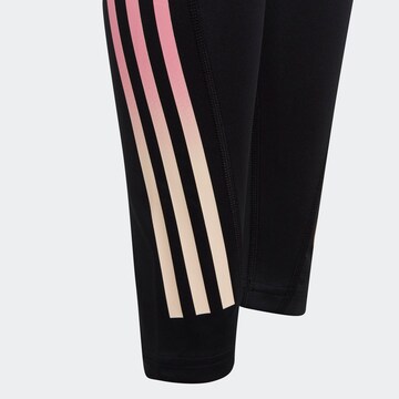 ADIDAS SPORTSWEAR Skinny Workout Pants 'Aeroready 3-Stripes High-Rise Optime ' in Mixed colors