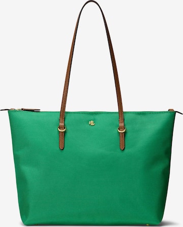 Lauren Ralph Lauren Μεγάλη τσάντα 'KEATON' σε πράσινο: μπροστά