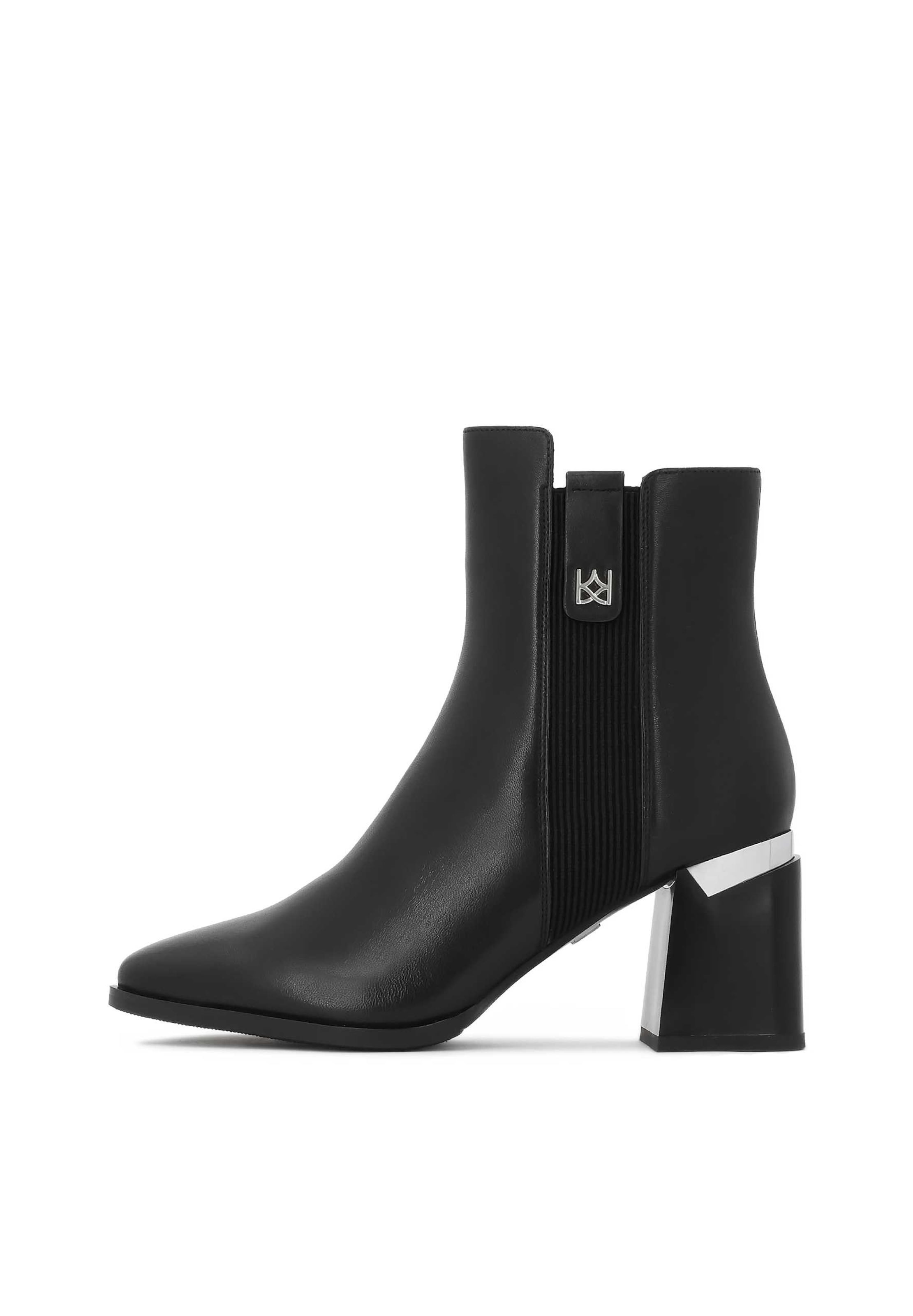 Kazar Chelsea-saapad, värv must: eest vaates