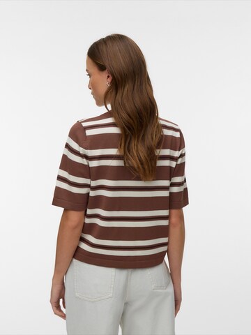 VERO MODA Pullover 'VMSILJE' in Braun
