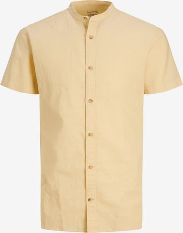 Chemise JACK & JONES en jaune : devant