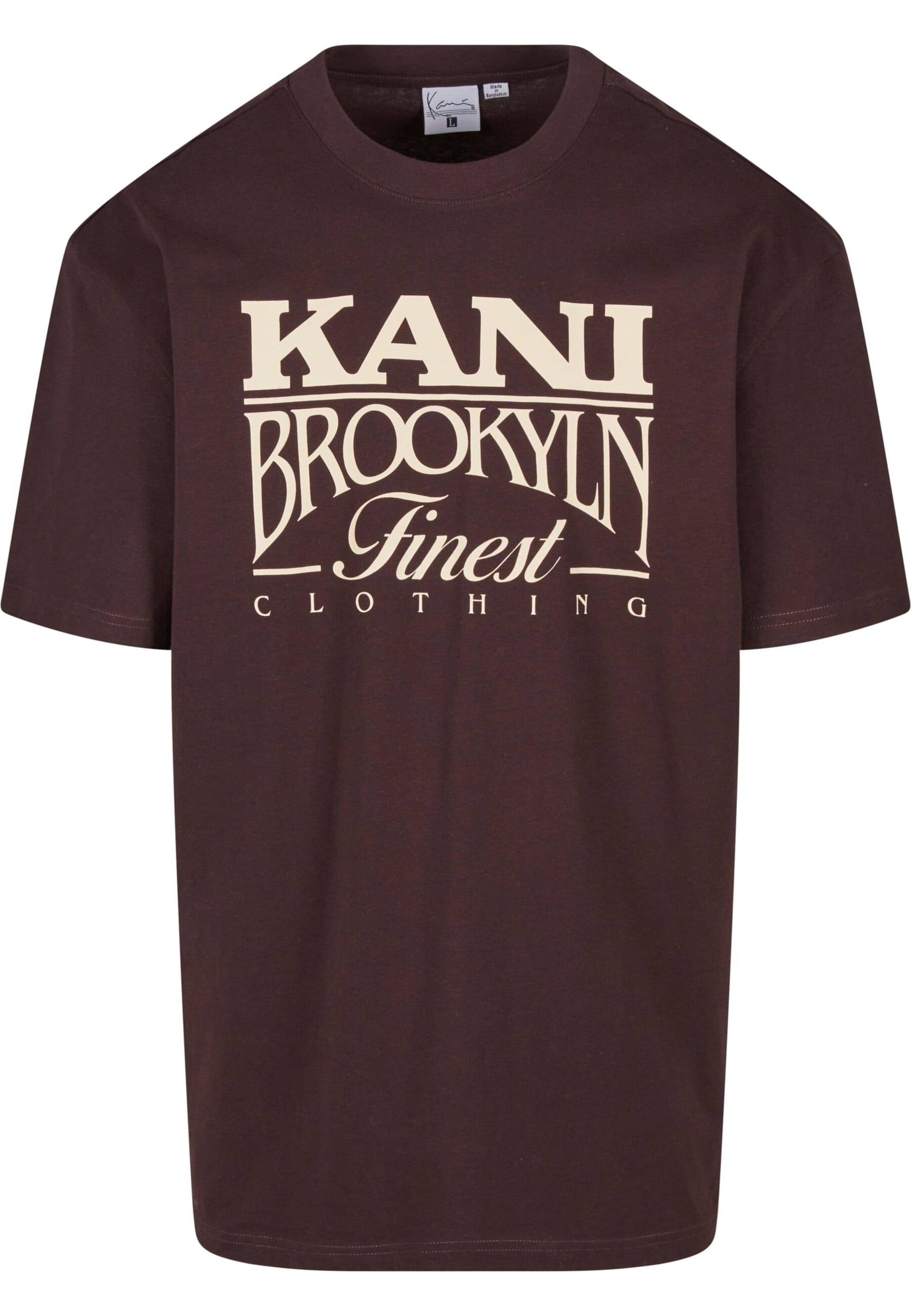 Karl Kani Shirt 'Finest' in Brown: front
