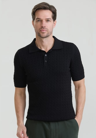 T-Shirt Felix Hardy en noir : devant