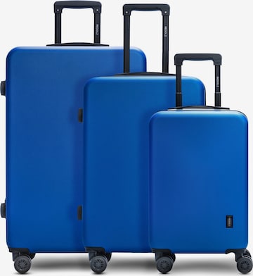 Ensemble de bagages Redolz en bleu : devant