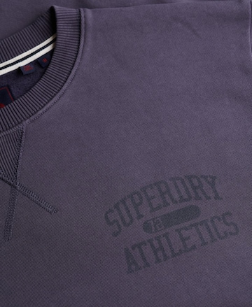 Superdry Sweatshirt 'Athletic Essentials' in Blue