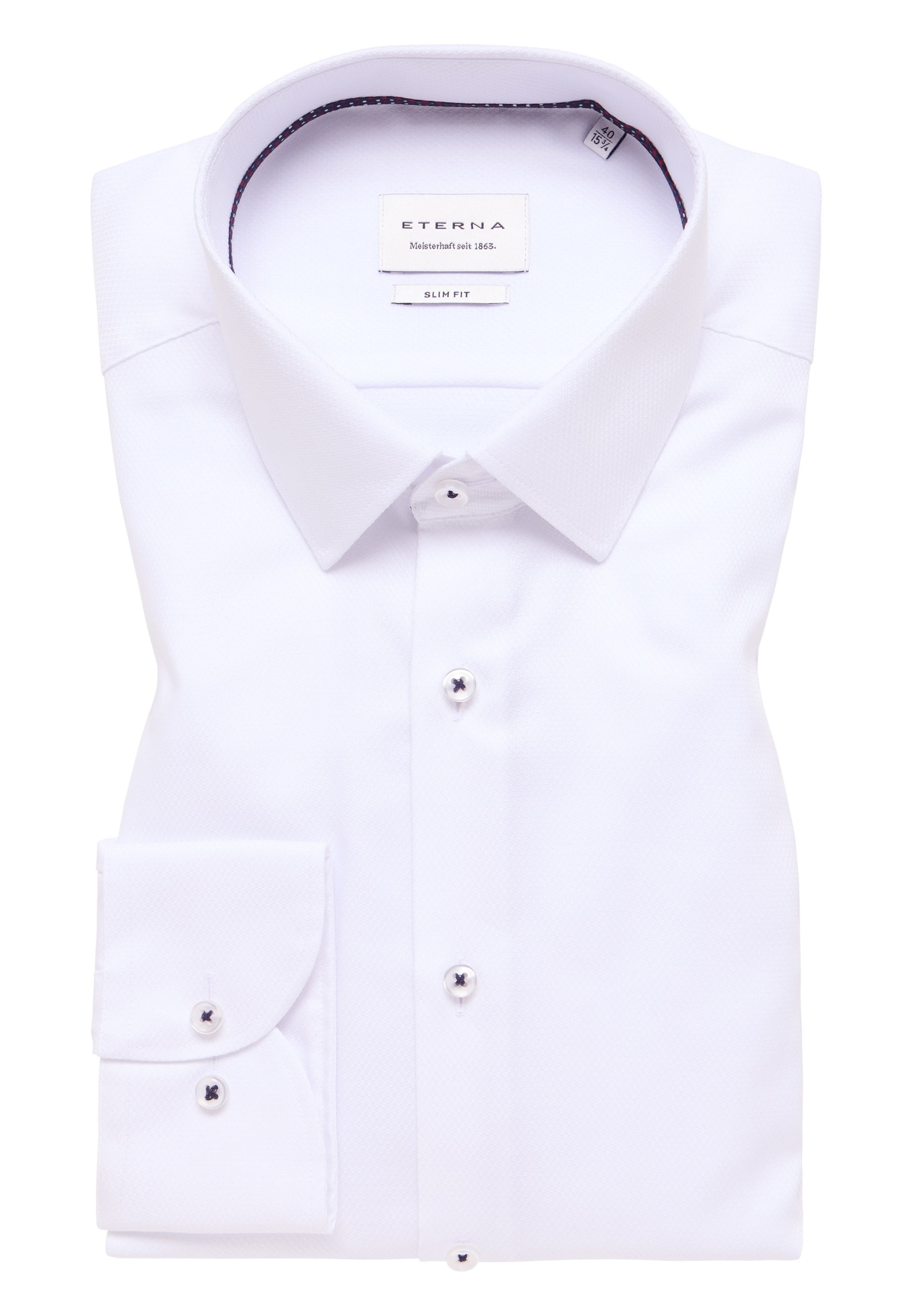 ETERNA Slim fit Zakelijk overhemd in Wit