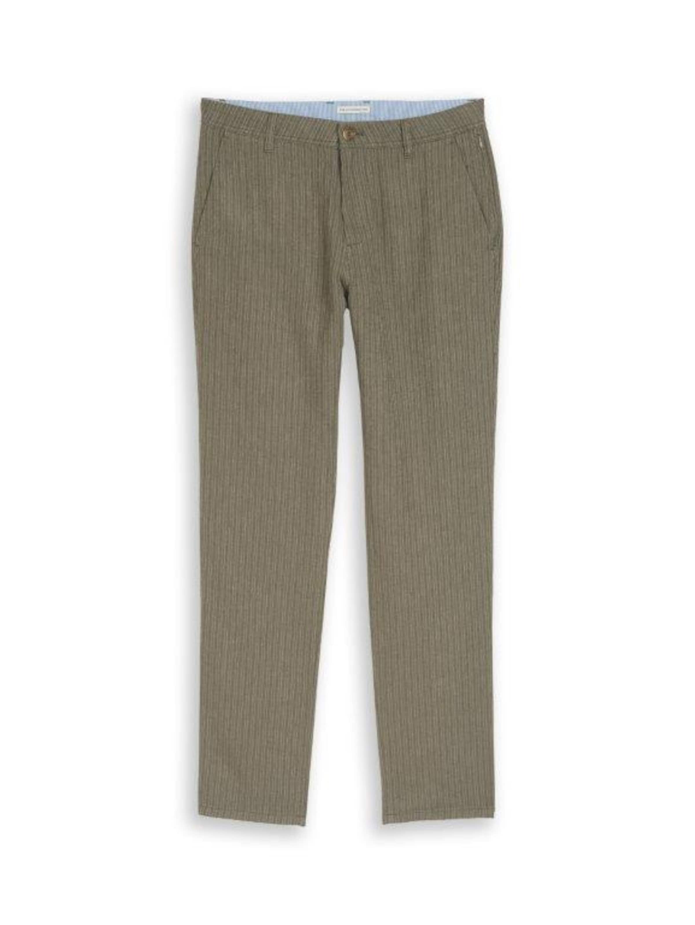 TOM TAILOR Chino trousers in Green: front