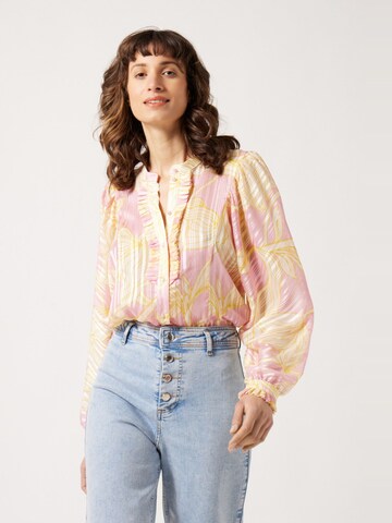 NAF NAF Blouse 'Sorbet' in Yellow: front