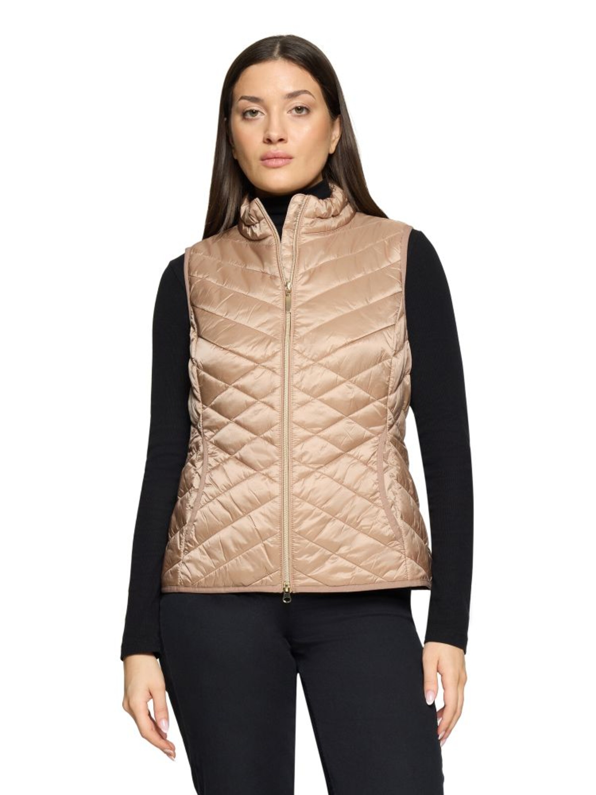 Gilet Betty Barclay en marron : devant