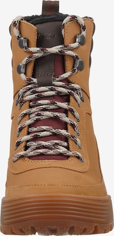 CLARKS Lace-Up Ankle Boots in Brown