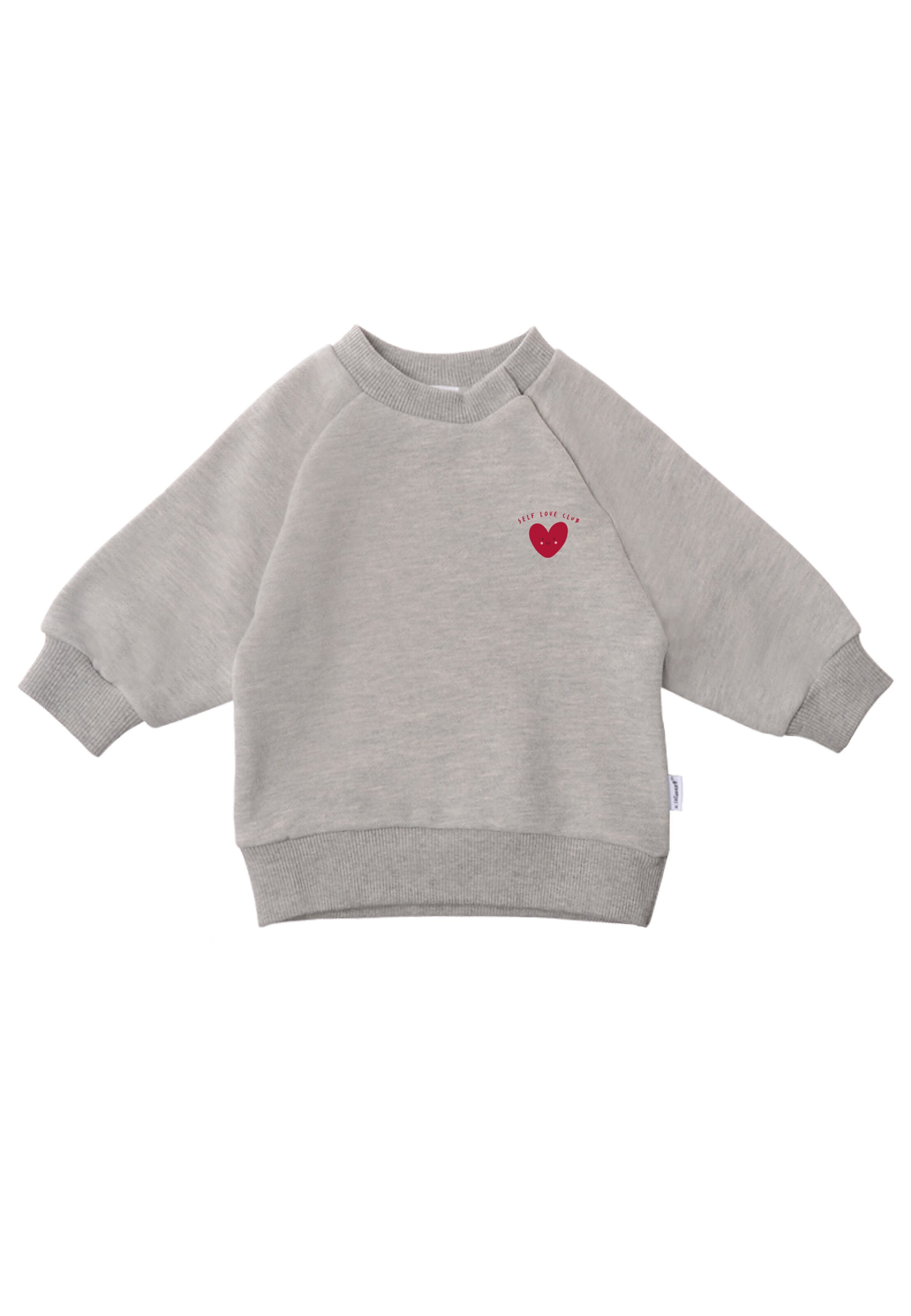LILIPUT Sweatshirt 'Herz' in Grau: Vorderseite