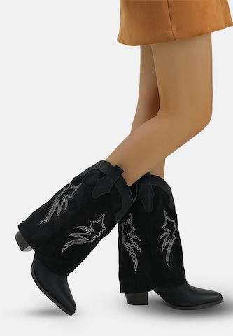 Elara Cowboylaarzen in Zwart