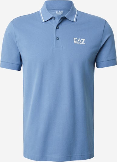 Marškinėliai iš EA7 Emporio Armani, spalva – sodri mėlyna („karališka“) / balta, Prekių apžvalga