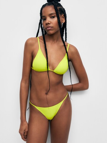 Pull&Bear Bikini hlačke | zelena barva: sprednja stran