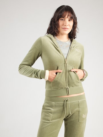 Juicy Couture Jopa na zadrgo 'REGAL REBELLE ROBYN' | zelena barva: sprednja stran