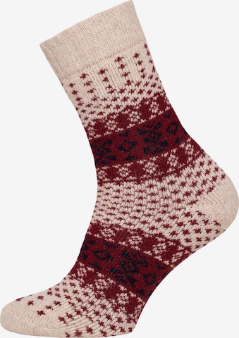 HomeOfSocks Socks 'HOS457' in Beige: front