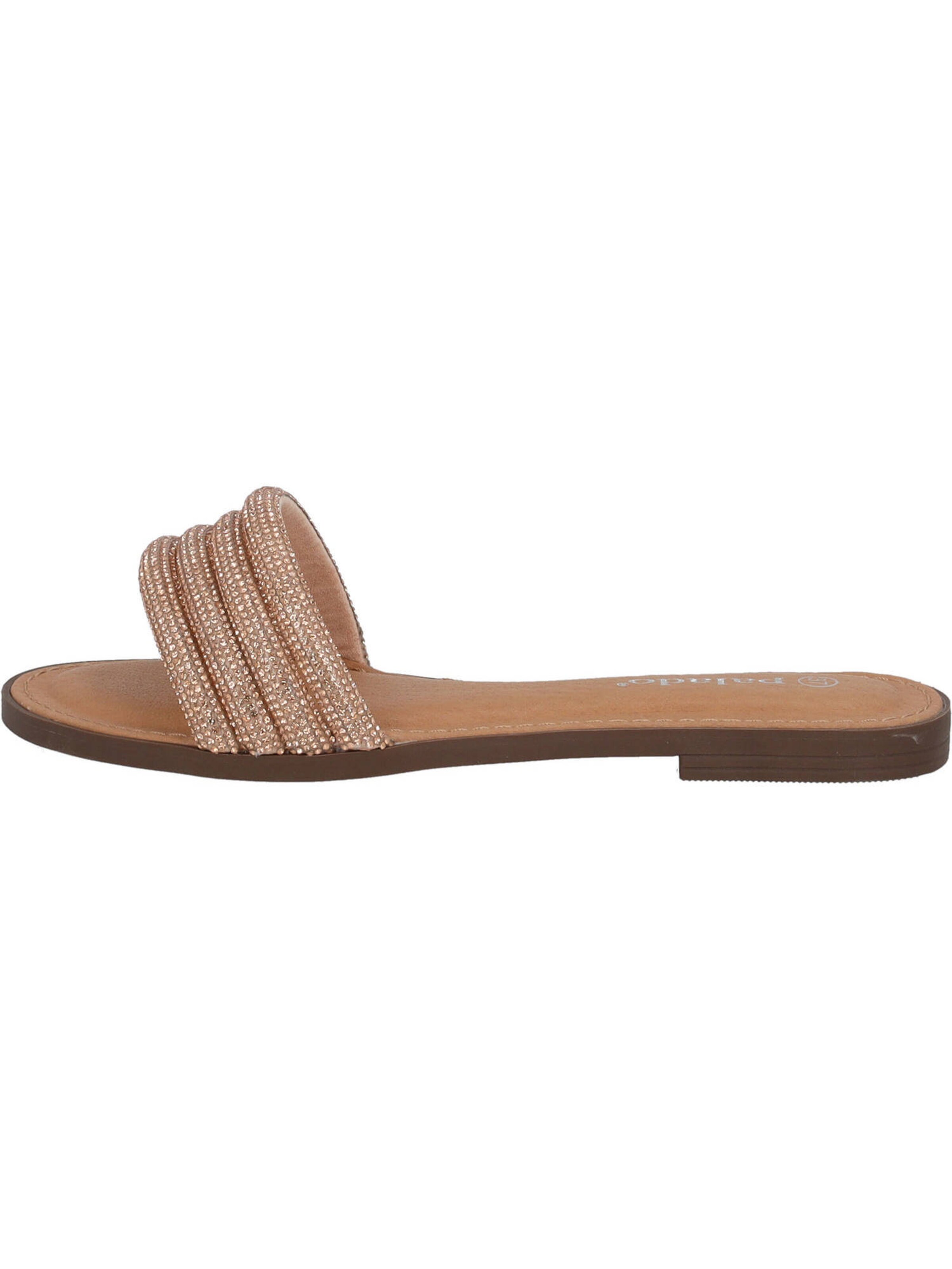 Palado by Sila Sahin Pantolette 'Jeemi' in Beige: Vorderseite