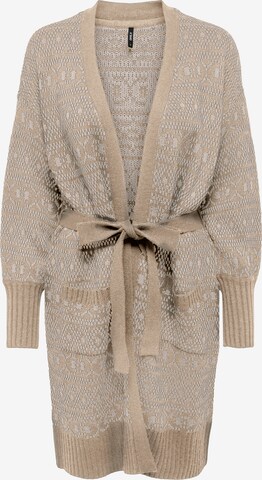 ONLY Strickjacke 'SIGRUN' in Beige: predná strana