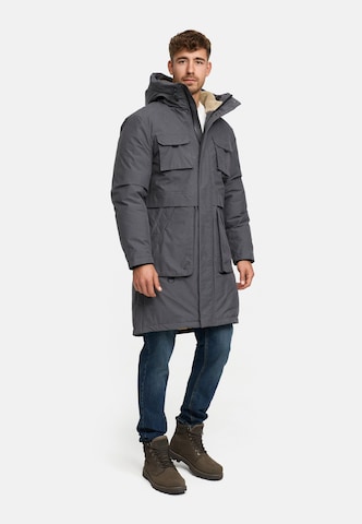 Parka d’hiver 'INKristof' INDICODE JEANS en gris