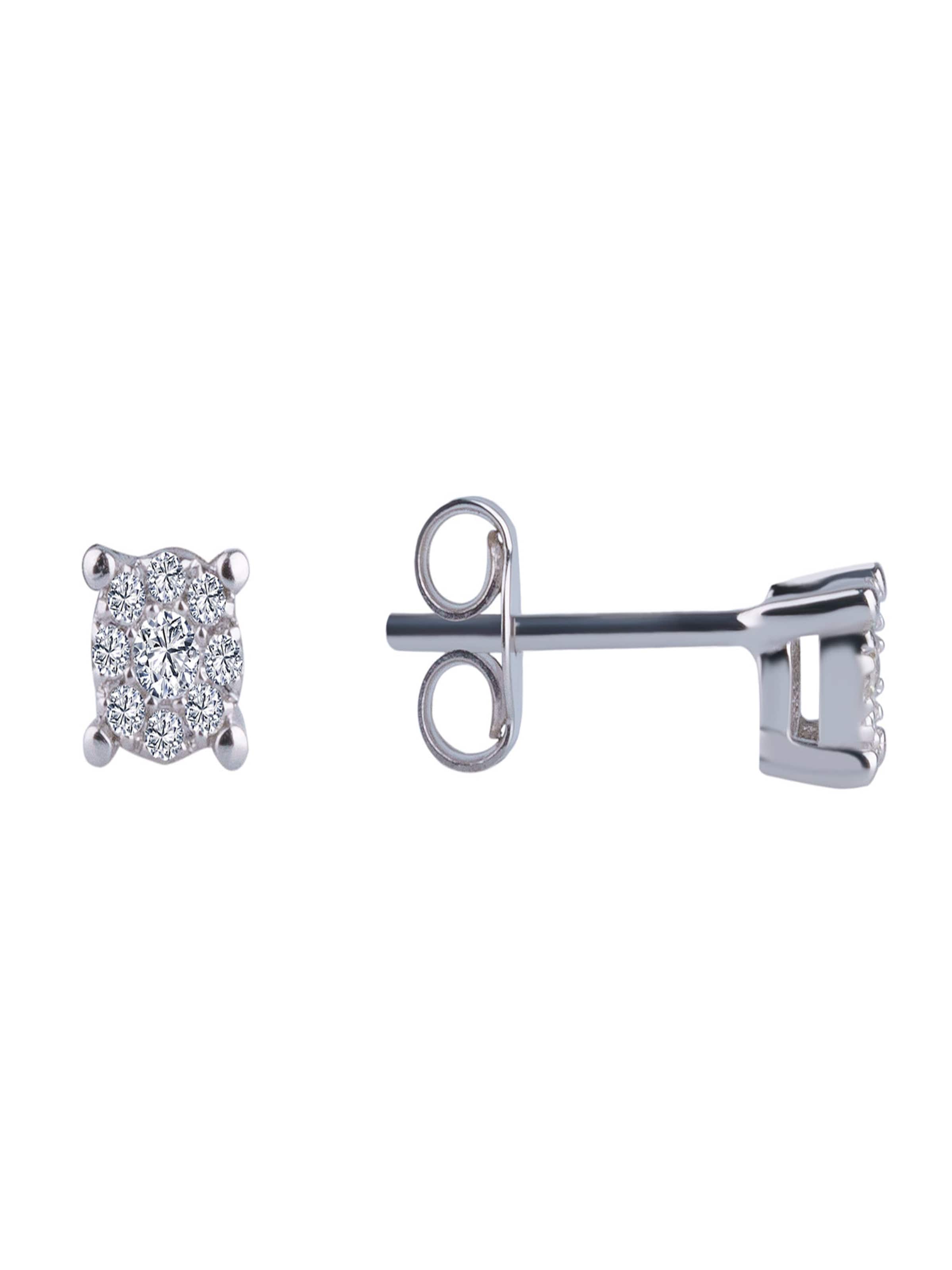 EinStein Diamant Earrings in Gold: front