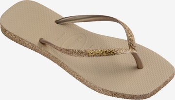 HAVAIANAS - Chinelos de dedo em cinzento: frente