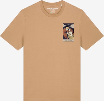 Watapparel Shirt 'Tarot The Lovers' in Beige: Vorderseite