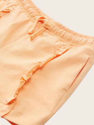 TOM TAILOR Regular Shorts in Orange