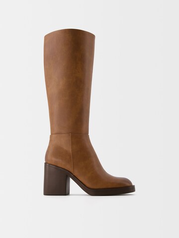 Bershka Boots in Brown