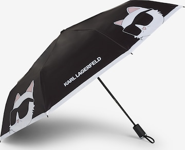 Karl Lagerfeld Umbrella in Black: front