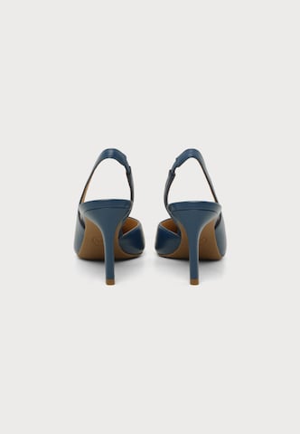MICHAEL Michael Kors Γόβες slingback 'ALINA' σε μπλε