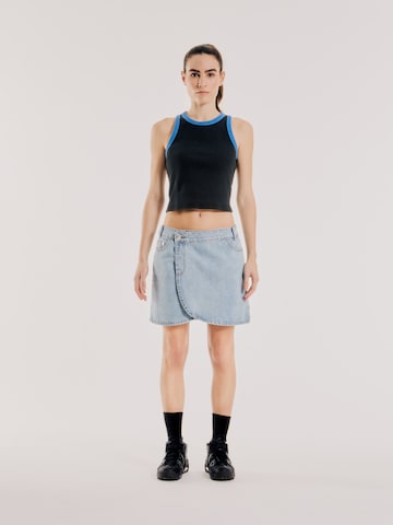 OUT OF ORBIT Skirt 'Nova' in Blue: front