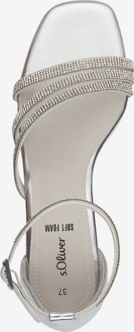 s.Oliver Strap sandal in Silver