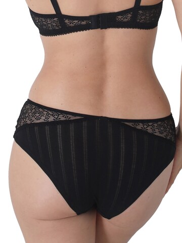sassa Boyshorts 'Natural Stripe' in Black