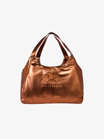 Sundek Schultertasche in Bronze