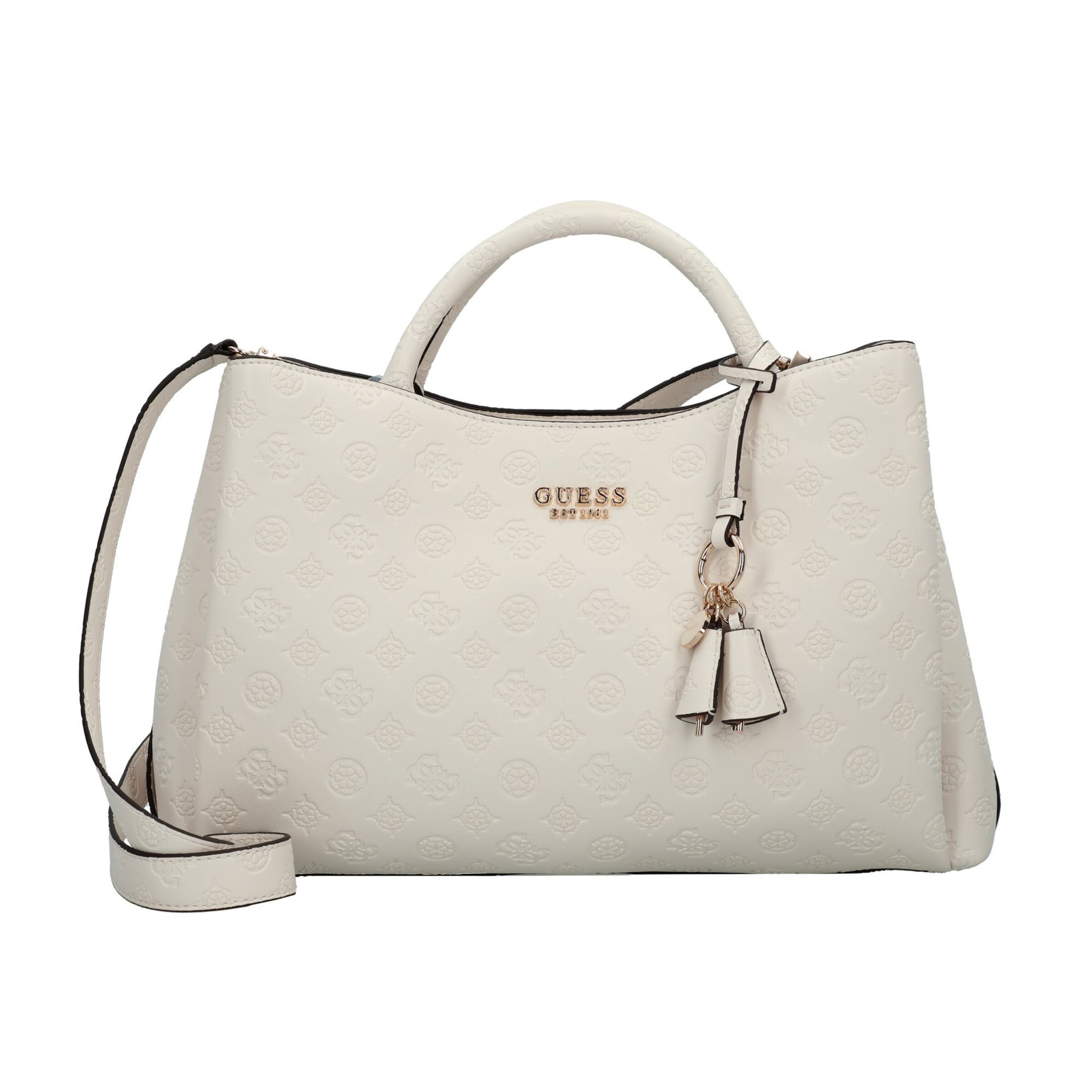 GUESS Schultertasche 'Phoebe' in Beige: Vorderseite