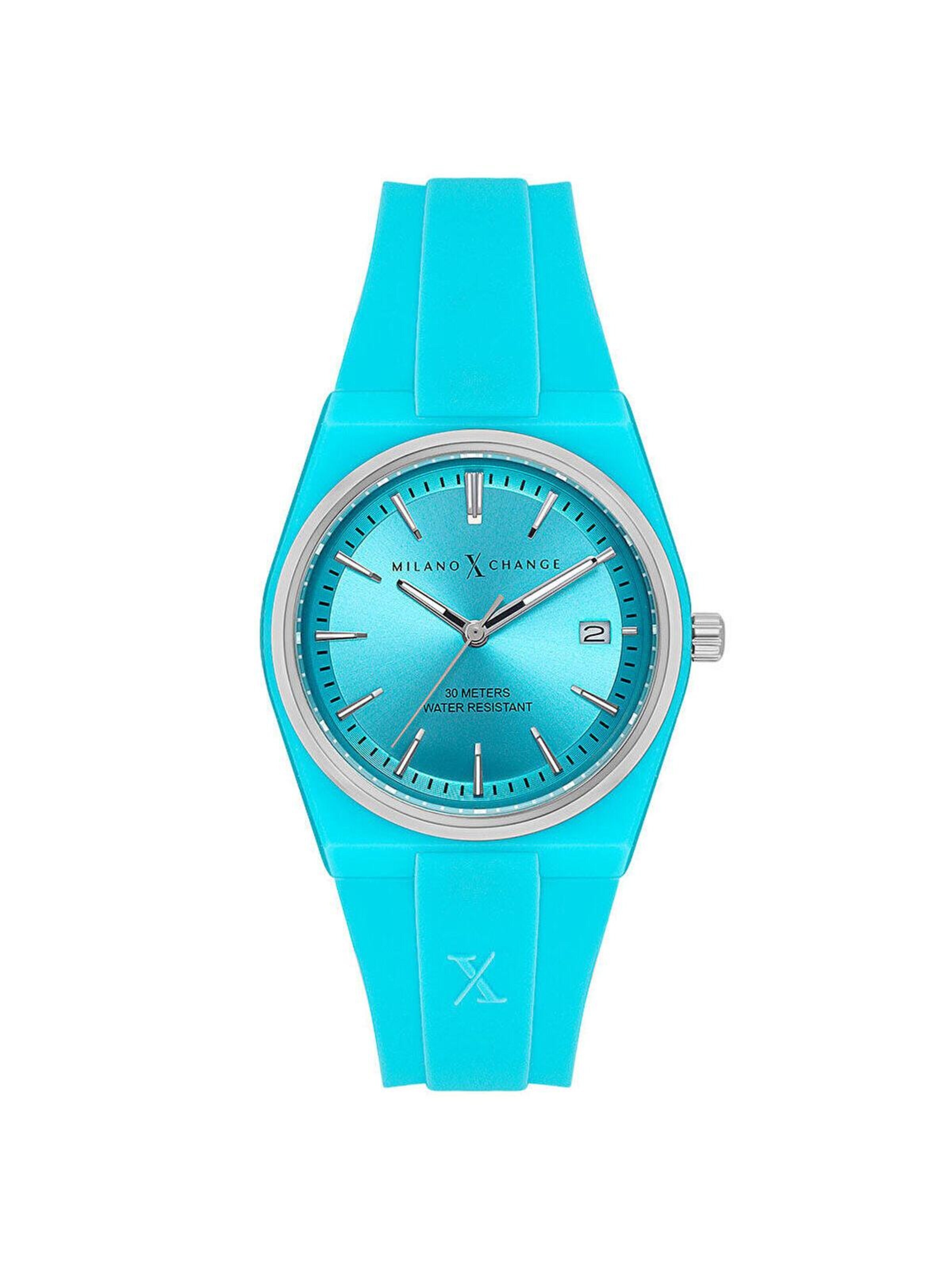 Orologio analogico 'MXL5115' di Milano X Change in blu: frontale