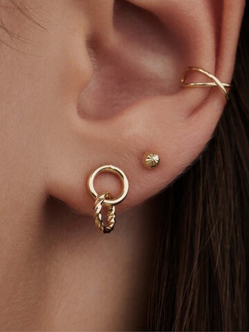 Isabel Bernard Earrings in Gold: front