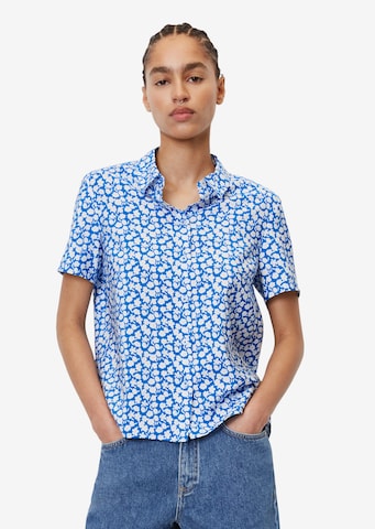 Marc O'Polo DENIM Bluse in Blau: predná strana