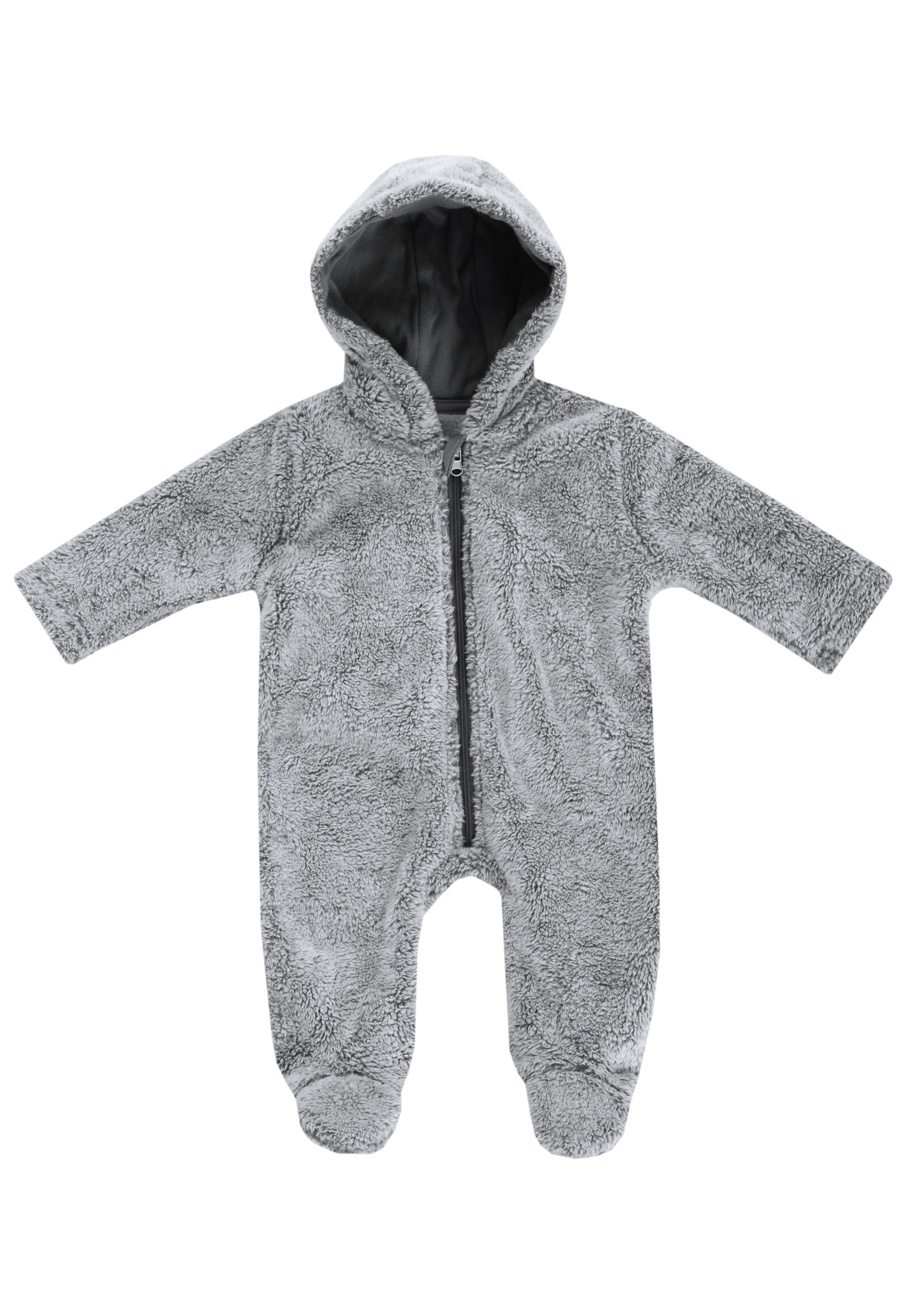 JACKY Overall 'NOS LAMA' in Grau: Vorderseite