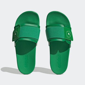 ADIDAS BY STELLA MCCARTNEY Beach & Pool Shoes 'Adilette' in Green