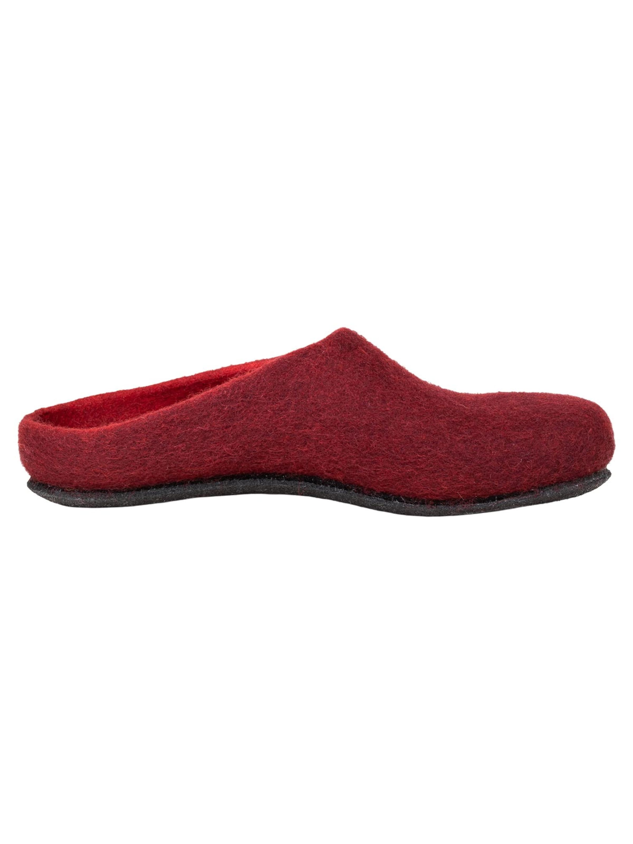 MagicFelt Slippers 'Filz' in Red