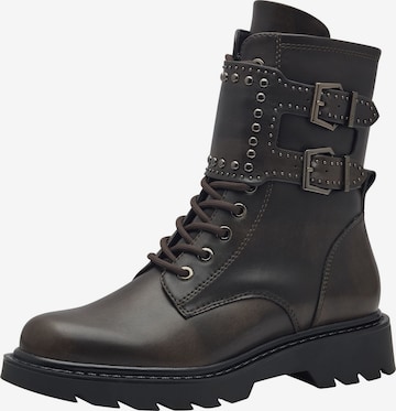 Tamaris Veterlaarsjes in Bruin: voorkant