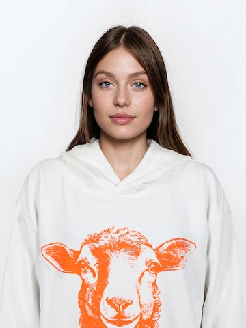 salzhaut Sweatshirt in Wit