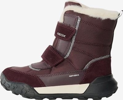 Sniego batai 'TREKKYUP' iš GEOX, spalva – burgundiško vyno spalva / sidabrinė, Prekių apžvalga