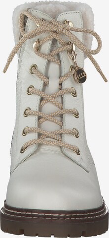 REMONTE Lace-up bootie 'D0B74' in Beige