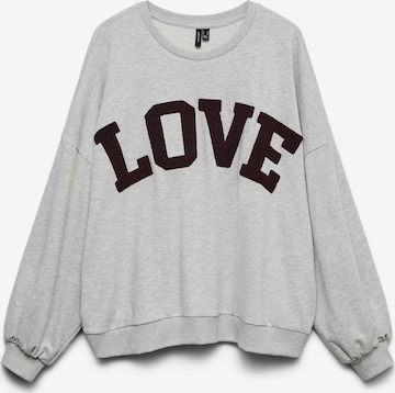 VERO MODA Sweatshirt 'VMCiao Bella' in Grijs: voorkant