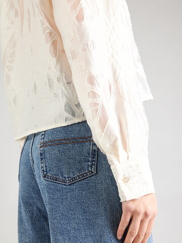 VILA Bluse 'VISAFFI' in Beige