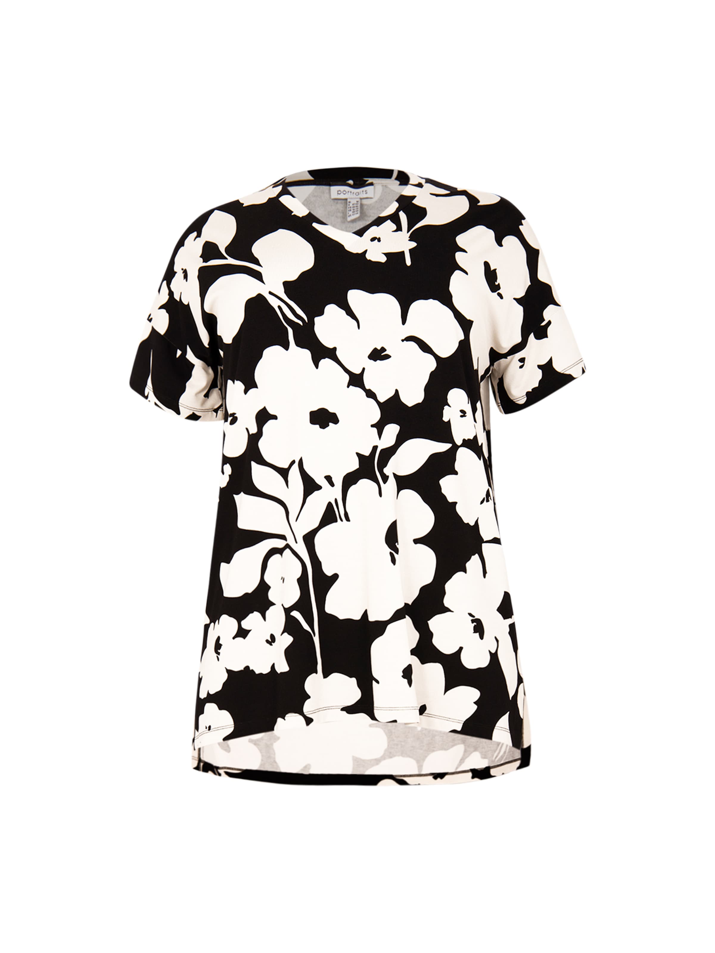 YOEK Tunika in Schwarz: Vorderseite